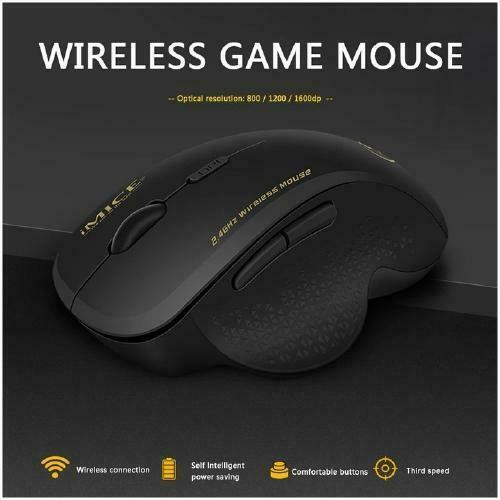 iMICE Ergonomic 2.4Ghz Wireless Mouse Up to 1600 DPI Computer PC / Mac Optical Mouse With USB Receiver in Mice, Keyboards & Webcams