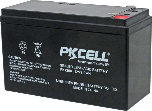 PKCELL® 12V/9AH Rechargeable Sealed Lead Acid Batteries in Other