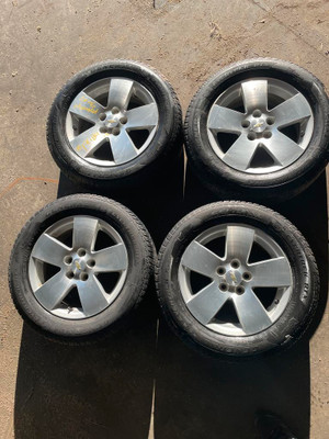 215/60R16 Set of 4 rims and tires that  came off from a 2006 Chevrolet Malibu. Canada Preview