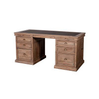 Eclectic Home Cody Double 69” Writing Desk