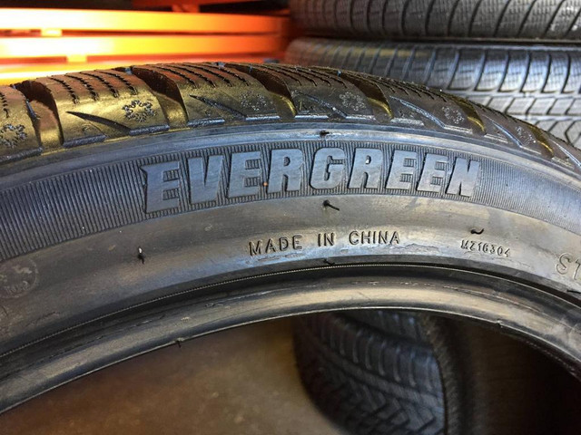 19 in PAIR OF 2 USED WINTER TIRES 245/40R19 EVERGREEN WINTER EW66 TREAD 95% in Tires & Rims in Ontario - Image 2