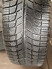 FOUR USED 205 / 50 R17 MICHELIN XICE XI3 TIRES !!