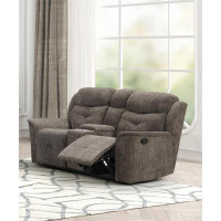 LC HOME 75.15" Upholstered Reclining Loveseat