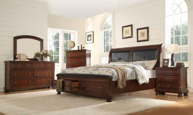 You Dont Need to Miss This Deals!!! Queen 6pcs bedroom sets from $899. in Beds & Mattresses in Chatham-Kent - Image 4