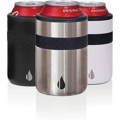 Elemental Elemental Regular Can Cooler, Triple Wall Stainless Steel Insulated Beverage - Drink Sleeve For 12Oz Skinny Se in Other