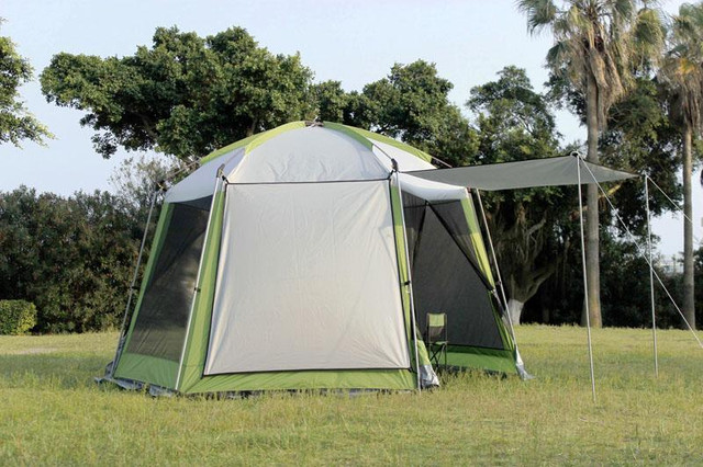 Quick-Set Portable Camping Outdoor Gazebo Canopy Shelter Hexagonal Outdoor Tent Canopy- 249284 in Other Business & Industrial in Toronto (GTA) - Image 4