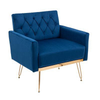 Mercer41 Leisure Single Sofa Accent Chair with Feet