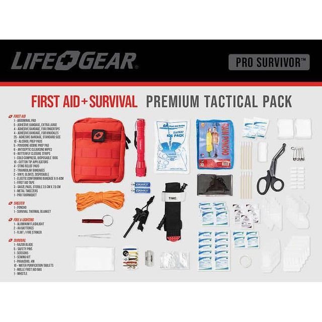 NEW LIFE GEAR SURVIVAL KIT PREMIUM TACTICAL FIRST AID 2920241 in Other in Edmonton - Image 3