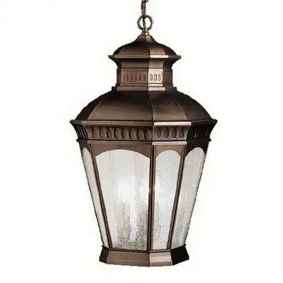 Astoria Grand Brackett 3-Light Outdoor Hanging Lantern