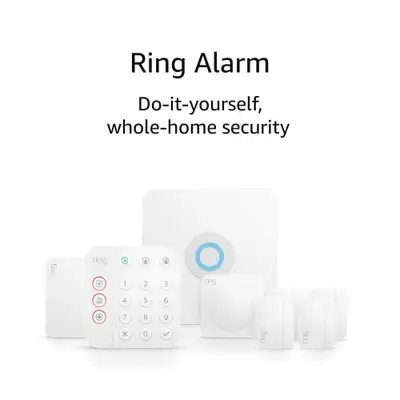 HUGE DISCOUNTED TODAY! Latest Ring Alarm 8-Piece Kit - Home Security System, FAST, FREE Delivery Today!