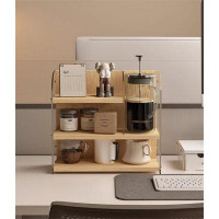 Canora Grey Office Desk, Desktop Acrylic Storage Shelf
