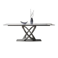 Brayden Studio Italian rock table Light luxury high-end modern simple Nordic minimalist dining table