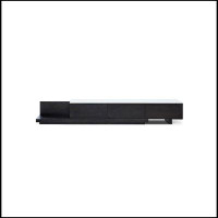 Latitude Run® Black Colour Modern Sintered Stone And Ash Wood TV Cabinet 78.7 x 15.7 x 13.7 in