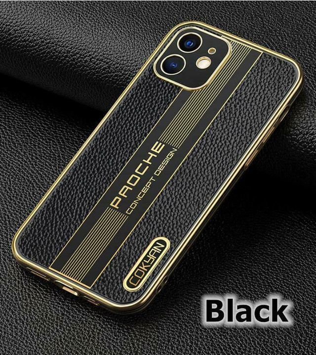 iPHONE  12 pro Max  Luxury Porsche Designed CASES ,With Back Camera Protection.  4  COLOURS  Available in Cell Phone Accessories in City of Montréal - Image 4