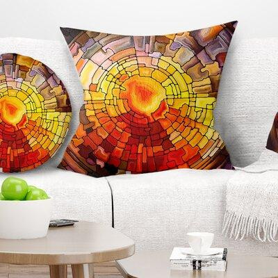 Made in Canada - East Urban Home Return of Stained Glass Pillow in Bedding