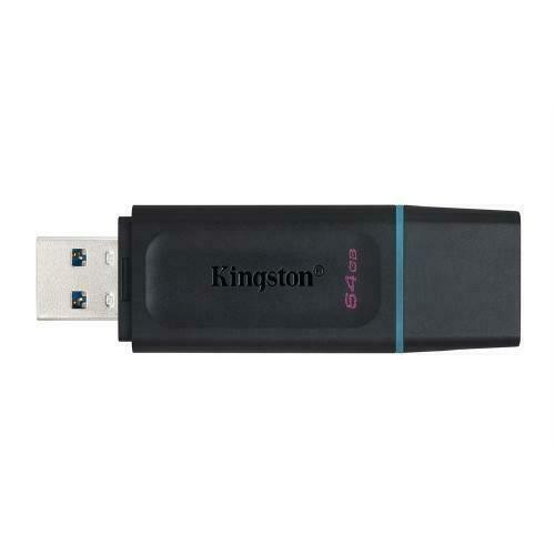 64GB DataTraveler Exodia USB Flash Drive with Protective Cap and Keyring in Multiple Colors - Black + Teal dans Cartes-mémoires et clés USB  à Ville de Montréal - Image 4