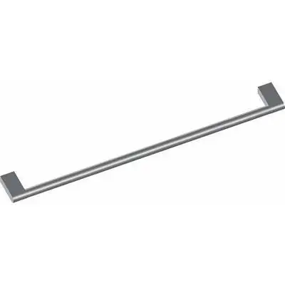 Handle bar with two mounts in stainless steel.