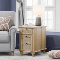 Bay Isle Home™ Berberia End Table with Storage and Built-In Outlets