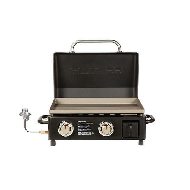 Pit Boss® Sportsman 2-Burner Tabletop Griddle.  2 Burner 320 Squ In ( Cover Included ) in BBQs & Outdoor Cooking - Image 2