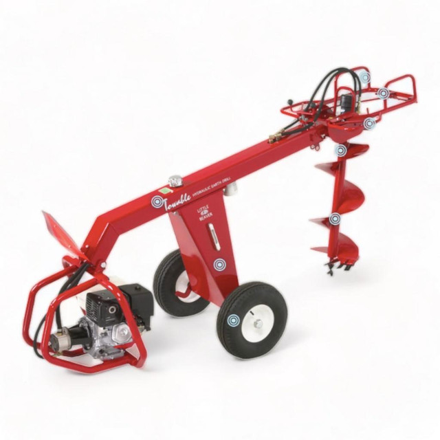 HOC HYD-TB11H LITTLE BEAVER TOWABLE HYDRAULIC AUGER + 1 YEAR WARRANTY + FREE SHIPPING in Power Tools