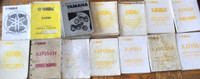 1980s Yamaha XJ Seca Maxim Turbo Service Manuals &amp; Supplements 550 650 700 750 900 1100