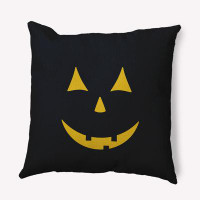 The Holiday Aisle® Halloween JackoLantern Accent Pillow