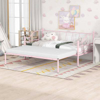 Winston Porter Twin Size Metal Daybed With Trundle
