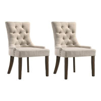 Rosdorf Park Hyacinthie Tufted Side Chair Dining Chair