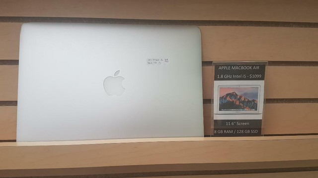Spring SALE!!! 2017 13 inch Macbook Air 1.8 GHZ 8GB RAM 128GB SSD i5 NEW CHARGERS 1 Year WARRANTY!! in Laptops