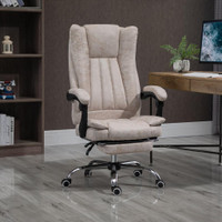 Office Chair 24.8"W x 28"D x 46.5"H Beige