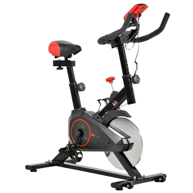 UPRIGHT EXERCISE BIKE INDOOR BICYCLE CARDIO WORKOUT CYCLING MACHINE FITNESS EQUIPMENT FOR HOME GYM W/ ADJUSTABLE RESISTA in Exercise Equipment