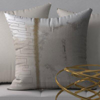 Wrought Studio Abstract Throw Pillow
