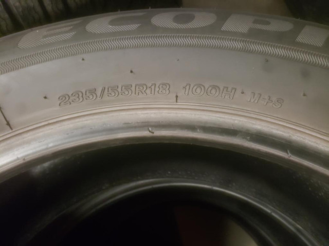 (T72) 1 Pneu Ete - 1 Summer Tire 235-55-18 Bridgestone 6/32 in Tires & Rims in Greater Montréal - Image 3