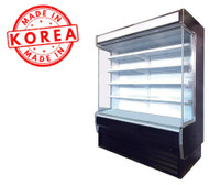 Grab And Go 60 Wide Open Display Merchandiser/Cooler with Glass Sides