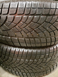 (LH3) 2 Pneus Hiver - 2 Winter Tires 265-50-19 Dunlop 8/32