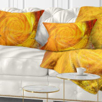 Made in Canada - East Urban Home Mystic Abstract Fractal Rose Lumbar Pillow