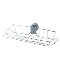 Umber Rea Kitchen Storage Equipment Stainless Steel Faucet Shelf Hanging Basket Sink Drain Rack Sink Dishcloth Rack