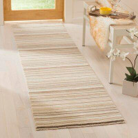 Rosecliff Heights Brookvale Hand Knotted Wool Natural Rug