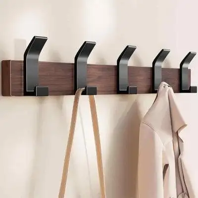 HIGH-END MATERIALS: This coat hook is made of High quality solid eco-friendly walnut wood and heavy...