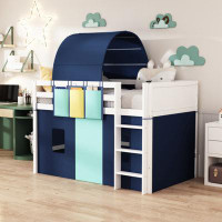 Harriet Bee Loft Bed With Tent And Tower  And  Three Pockets