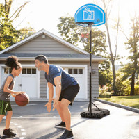 Basketball Hoop Stand 76 x 48 x 254cm Blue