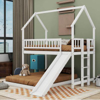 Harper Orchard Accrington Twin over Full L-Shaped Bunk Beds by Harper Orchard