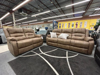 Brown Fabric Recliner Sale !!