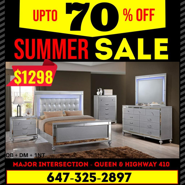Biggest Sale on Bedroom Furniture! Shop Now!! in Beds & Mattresses in Ontario - Image 2