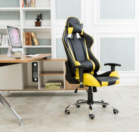 Used Yellow Office Chairs Gaming Chair Racing Seats Computer Chair Rocker 251327