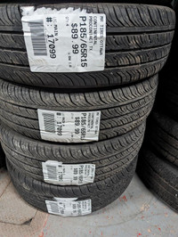 P185/65R15  185/65/15  CONTINENTAL PROCONTACT TX  ( all season / summer tires ) TAG # 17099