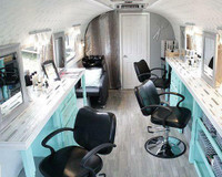 Mobile nail salon/barber shop on wheels! Make $100k profit/Year with your own Salon! Leasing & financing available