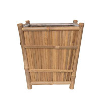 Bay Isle Home™ Handmade Bamboo Footed Planter With Plastic Liner