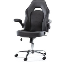 Inbox Zero Gaming Chair, Racing Style Bonded Leather Gamer Chair, Ergonomic Office Chair Computer Desk Executive Chair,