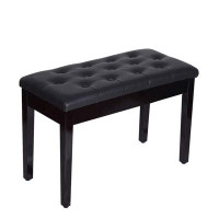 Winston Porter Faux Leather Upholstered Storage Bench